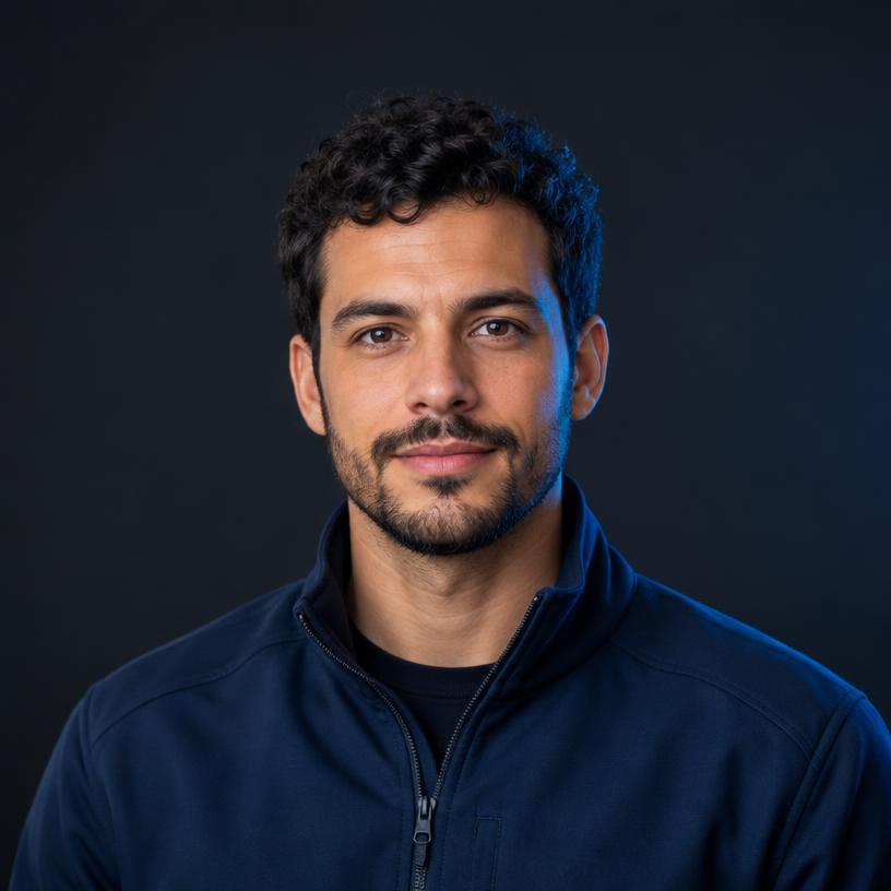 Foto de Caio Torres, responsável pelo agente Análise de Resultados